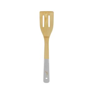 Espátula Vazada de Bambu 30cm Branca - Yoi