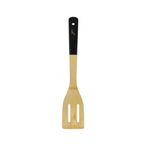Espátula Vazada de Bambu 30cm Preta - Yoi