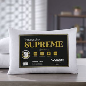 Travesseiro Supreme 50x70 Branco - Hedrons