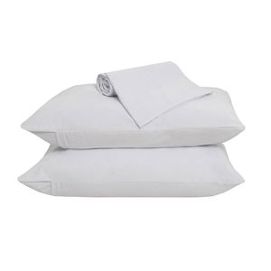 Jogo de Lençol Solteiro 2 Peças Branco - Beau Tissu
