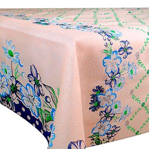 Toalha de Mesa Retangular 2x1,4m Azul - Bat
