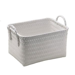 Cesta Retangular 35,5cm Branca - Espressione