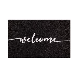 Capacho Welcome 60x40cm Preto - Euro Mats