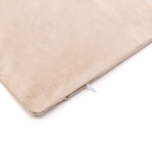 Capa para Almofada Camurça 45x45 Bege - Branyl