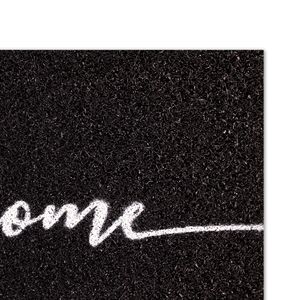 Capacho Welcome 60x40cm Preto - Euro Mats