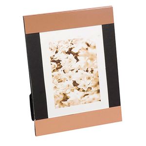 Porta Retrato 10x15cm Preto Cobre - Adely Decor