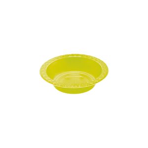 Prato Fundo 12cm 10 Unidades Amarelo Neon - Bello Festas