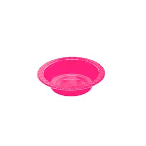 Prato Fundo 12cm 10un Rosa Neon - Bello Festas