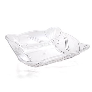 Travessa Dubai 23cm Transparente - Bl Ud