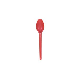 Colher de Sobremesa 50 Unidades Vermelho Perolado - Bello Festas