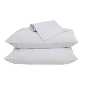 Jogo de Lençol King 3 Peças Branco - Beau Tissu