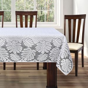 Toalha de Mesa Quadrada 1,6x1,6m Branca - Beija Flor