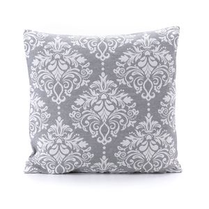 Capa para Almofada Medalhão Cinza 45x45cm Cinza - Branyl