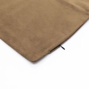 Capa para Almofada Camurça 45x45 Marrom - Branyl