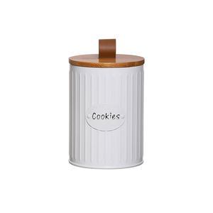 O Porta Mantimentos Lisse Cookies 1,350l Branco - Yoi