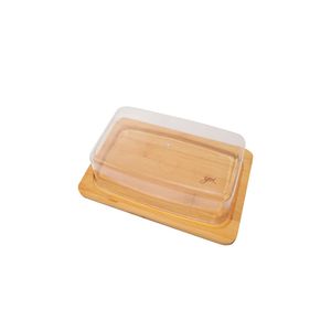 Manteigueira de Bambu 19,5x13cm - Yoi