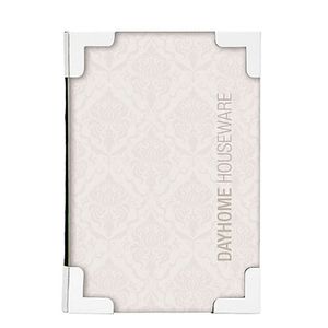 Porta Retrato 20x25cm Clip Prata - Adely Decor