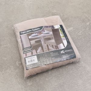 Capa para Cadeira Plush Bege Claro - Branyl