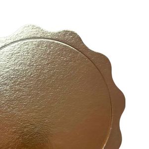 Prato Cake Board Ouro 28cm Ouro - Ultrafest