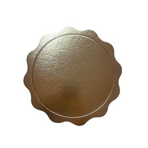 Prato Cake Board Ouro 28cm Ouro - Ultrafest