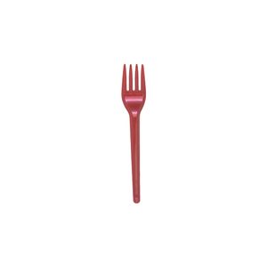 Garfo de Sobremesa 50 Unidades Vermelho Perolado - Bello Festas