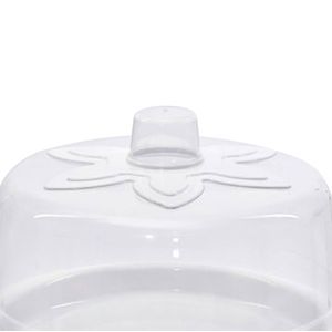 Queijeira Redonda 21cm Branca - Plásticos Mb