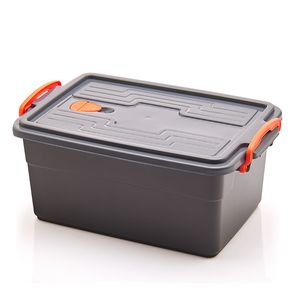 Caixa Organizadora Wave 3l Cinza - Mb Plásticos