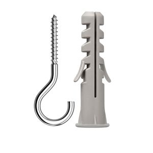 Gancho 6 C/bucha Aba 6mm 5pçs - Sforplast