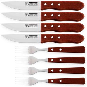 Faqueiro Churrasco Jumbo 8 Peças - Carl Schmidt Kochsysteme