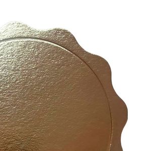 Prato Cake Board Viva Paper 24cm Ouro - Uau