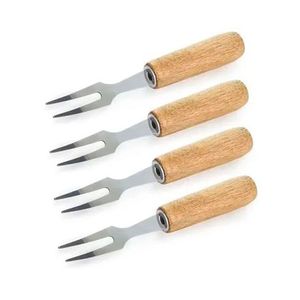 Jogo de Garfos para Petisco Inox 4 Peças - Mimo Style