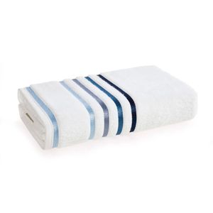 Toalha de Rosto Lumina Branco/azul - Karsten