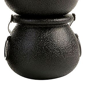 Balde Caldeirão Halloween 7cm com 6 Unidades - Silver Plastic