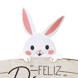 Placa Feliz Páscoa - Grinfest