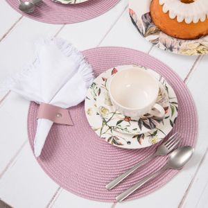 Serviço Americano Luna Tresse Avulso Rosa Vintage - Copa&cia