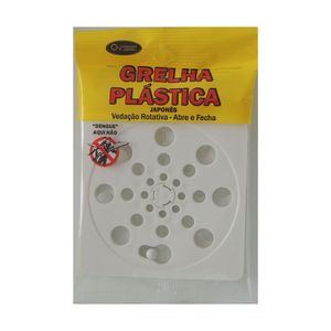 Grelha Ralo Quadrada 10cm Branco - Overtime