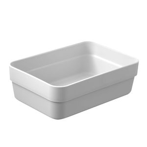 Caixa Organizadora Retangular Logic 5,6x17cm Bege - Martiplast