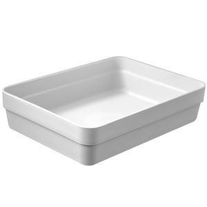 Caixa Organizadora Retangular Logic 5,6x23cm Bege - Martiplast