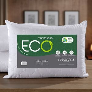 Travesseiro Eco Impermeável 45x65 Branco - Hedrons
