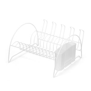 Escorredor de Louça Fan com Porta Copo Branco - Arthi