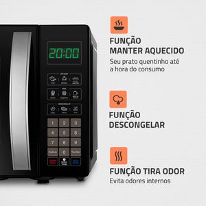Micro-ondas 21l Preto - Mondial