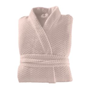 Roupão Plush Tweed m Rosa Tule - Hedrons