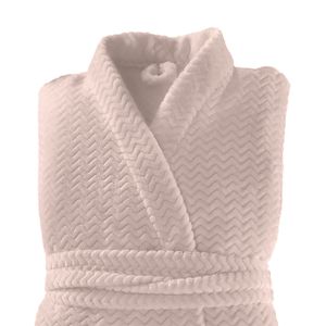 Roupão Plush Tweed m Rosa Tule - Hedrons