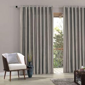 Cortina Corta-luz Tecido Blend 3x1,7m Latte - Bella Janela