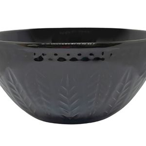 Bowl 573mL Relieve Preto Folhas - Yoi