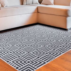 Tapete Funcional Tabuleiro 50x80 Cinza - Têxtil J. Serrano