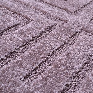 Tapete Realce Trama 50x100cm Taupe - Têxtil J. Serrano