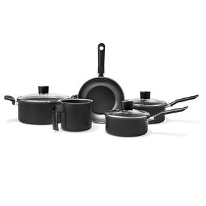 Jogo de Panelas Garlic 5 Peças Preto - Brinox