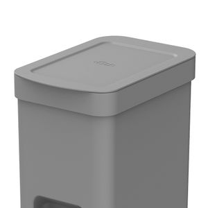 Lixeira de Chão Trium com Pedal 6l Chumbo- Martiplast