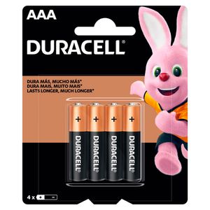 Pilha Aaa Alcalina 4 Unidades - Duracell